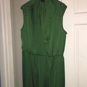 Beautiful royal green Silky dress